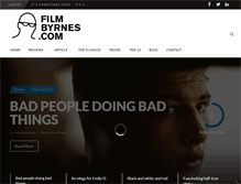 Tablet Screenshot of paulbyrnes.net